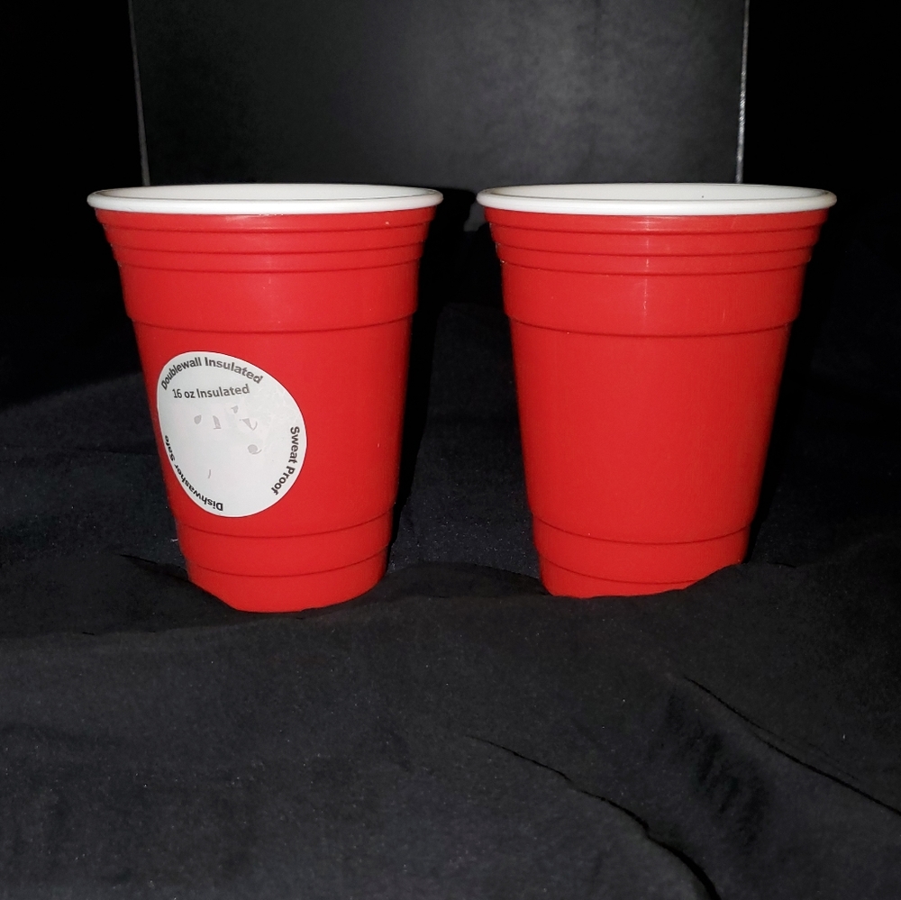 Reusable Red (Not Solo🙂) "Party" Cups (Qty 2)